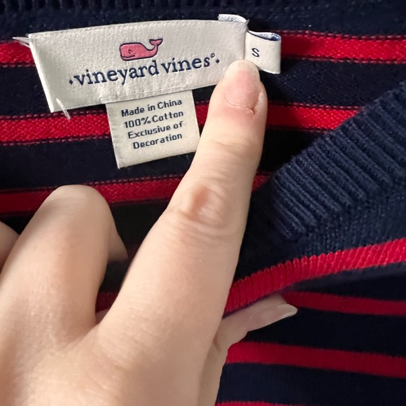 Vineyard Vines Cotton Nautical Sweater Small - Picture 3 of 3